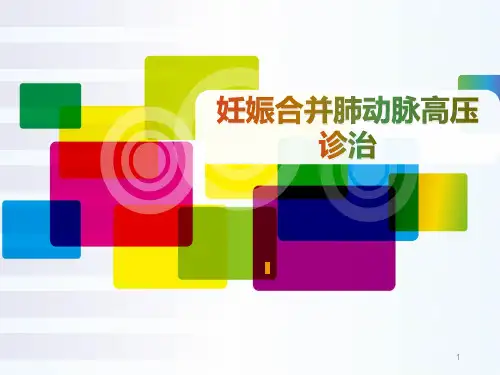 肺动脉高压PPT课件