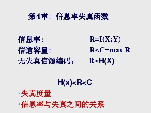 ch4信息率失真函数