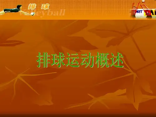 第一节比赛方法与特点