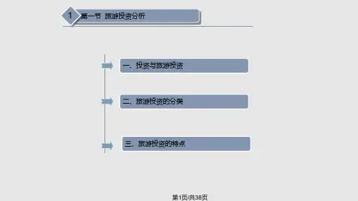 旅游投资与决策PPT课件