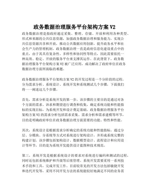 2023-政务数据治理服务平台架构方案V2-1