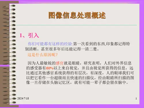 图像信息处理概述