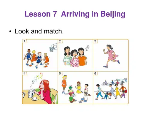 五年级英语下册课件-Lesson 7 Arriving in Beijing(259)-冀教版