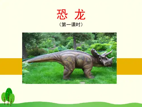 《恐龙》PPT-完美版