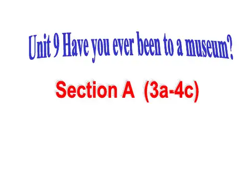 人教新目标版初二英语八年级下册 Unit9 SectionA 3a-4c 课件 