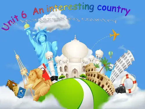 新译林6B Unit 6 Aninteresting country (cartoontime)公开课课件