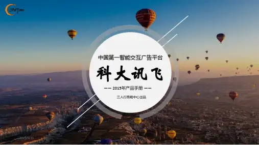 科大讯飞2015产品手册ppt