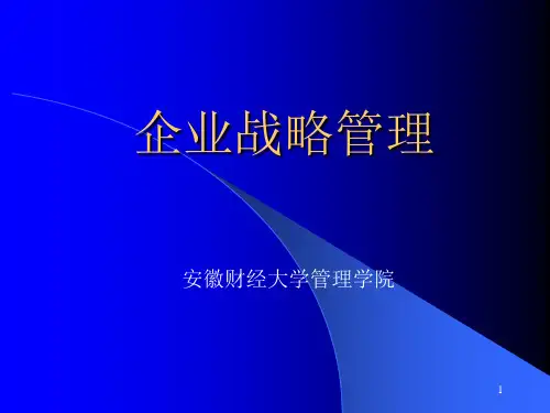 企业战略管理cxy