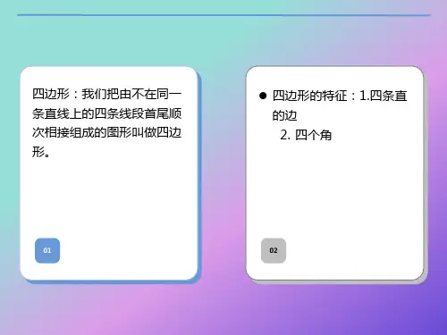 长方形和正方形知识点小结