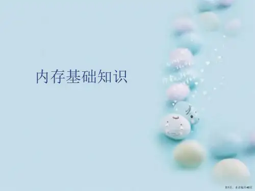 内存基础知识