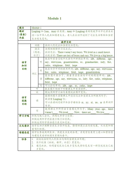 2021年小学英语三年级起点五年级下册外研社全册完整教学设计及教案