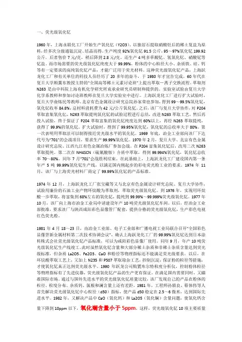 稀土氧化钇