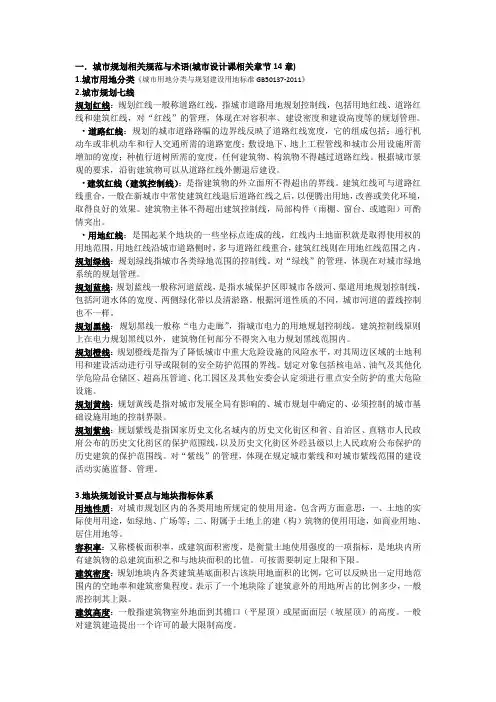 城市设计名词解释