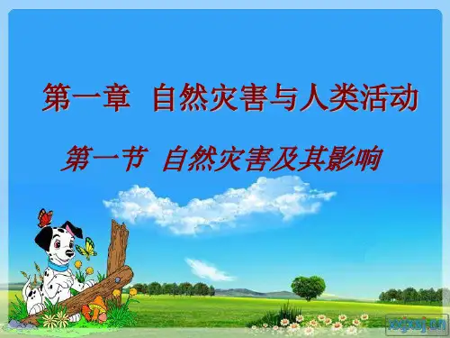 1.1自然灾害及其影响
