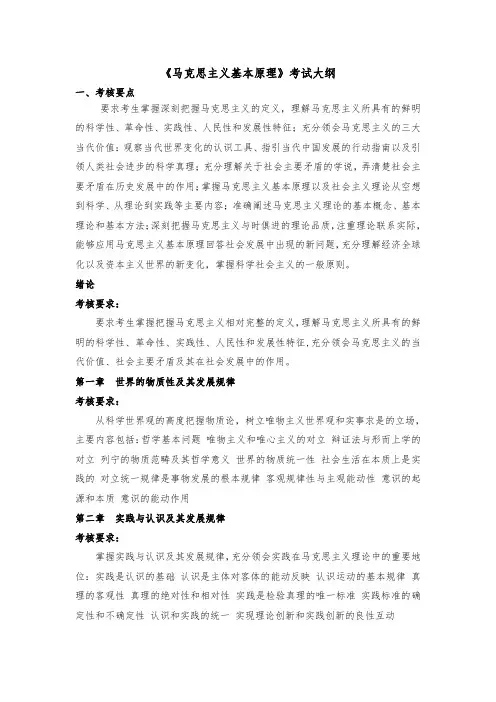 2019年上海理工大学攻读硕士学位研究生初试考试-620《马克思主义基本原理》考试大纲