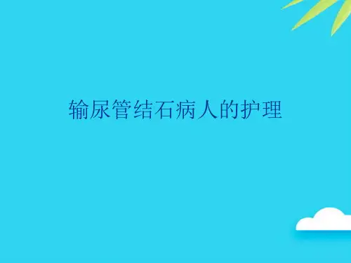 【正式版】输尿管结石病人的护理PPT