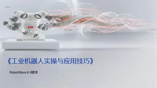 工业机器人实操与应用技巧第1章