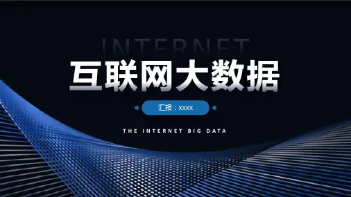 互联网大数据 PPT模板