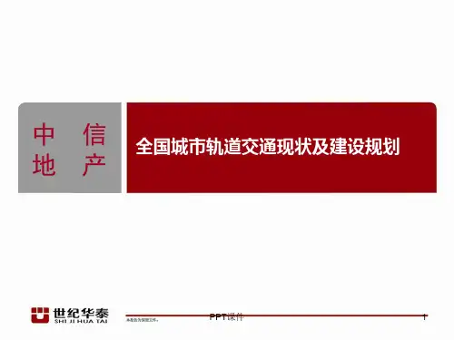 全国地铁建设规划  ppt课件