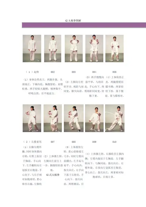 42太极拳图解