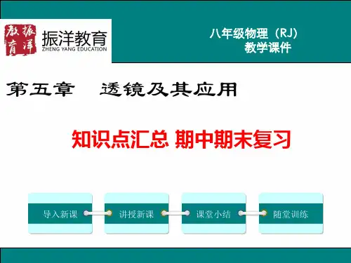 5.第五章  透镜及其应用 知识点汇总 期中期末复习