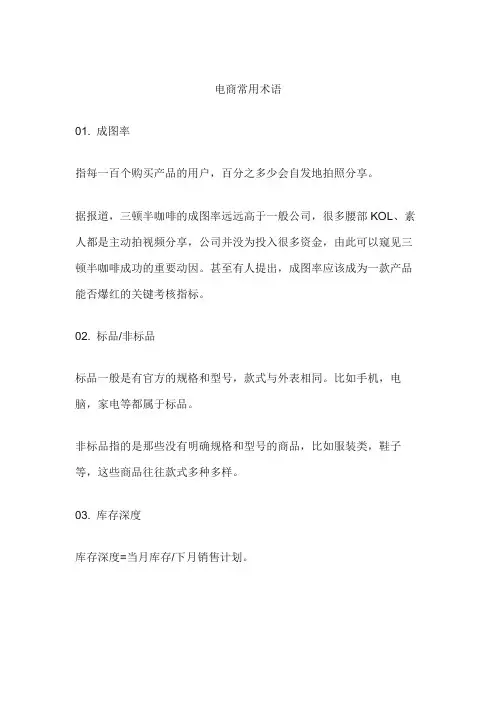 电商常用术语