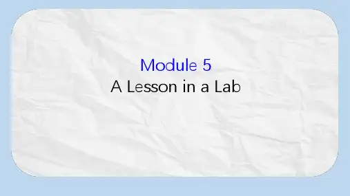 高考英语一轮复习Module5TheConquestoftheUniverseALessoninaLab课件外研版必修1