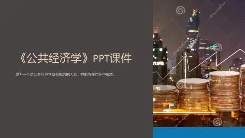 《公共经济学》课件