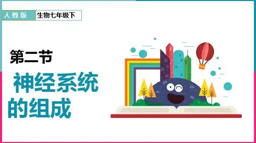 初中生物人教版七年级下册《第六章第二节神经系统的组成》课件
