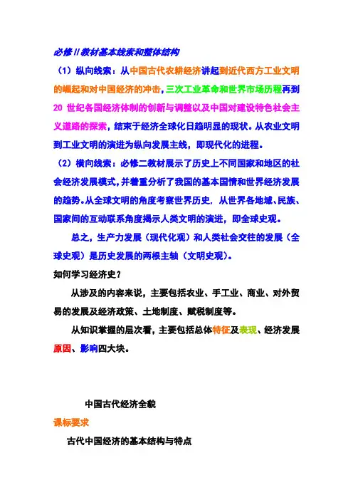 专题五 中国古代传统经济结构及演变历程
