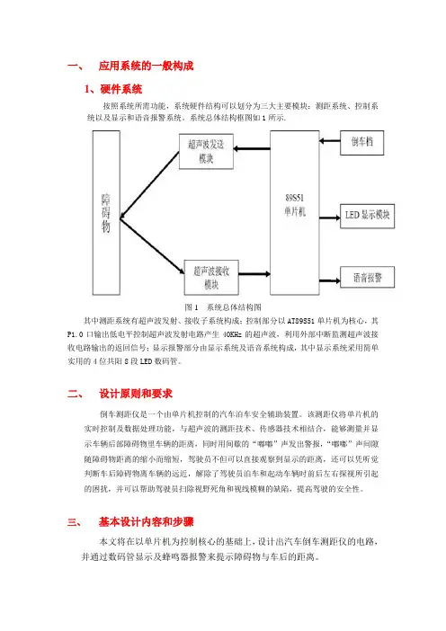 -汽车倒车测距仪