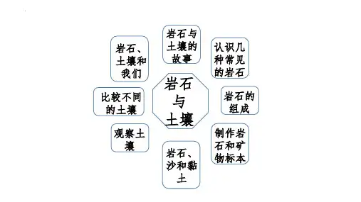 最新教科版小学四年级科学下册第三单元《岩石与土壤》复习讲解教学课件