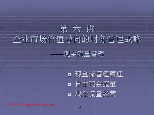 《现金流量管理》PPT课件