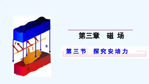 2022-2021学年高二物理粤教版选修3-1 3.3 探究安培力 课件（39张） 