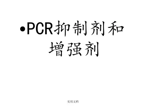 PCR抑制剂和增强剂