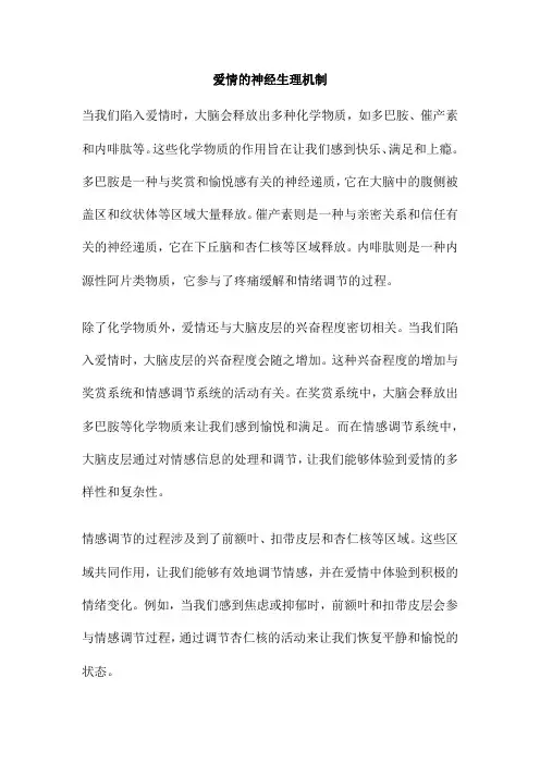 爱情的神经生理机制