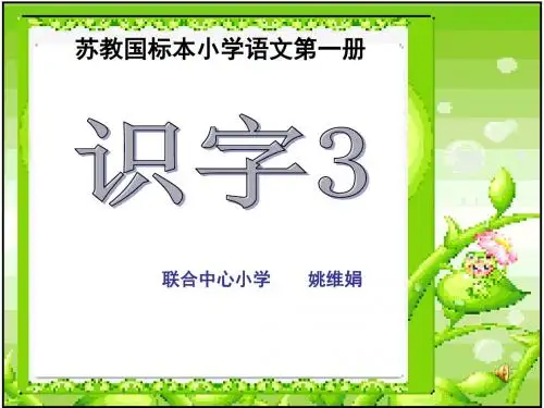 苏教国标本小学语文第一册共24页