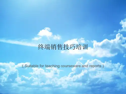 《终端销售技巧培训》PPT课件