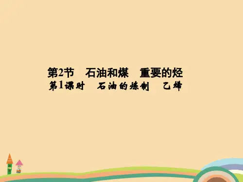 高一化学石油的炼制PPT教学课件