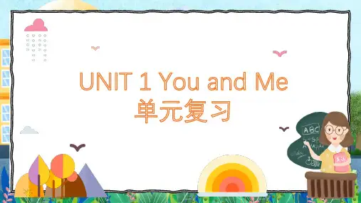 Unit1单元复习课件+2024-2025学年人教版(2024)七年级英语上册++