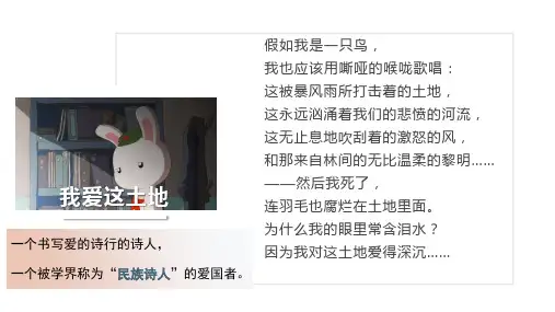 《 大堰河——我的保姆》ppt课件