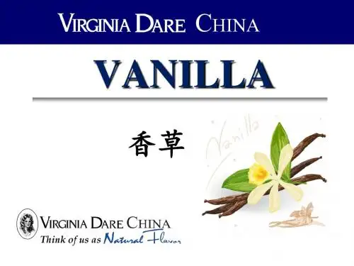 香草起源与近况