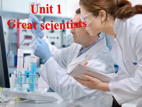 人教版高中英语必修5Unit 1 Great scientists Grammar课件(共27张PPT)
