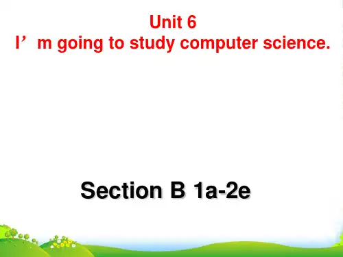 人教版新目标初中英语八年级上Unit6 教学课件 Section B 1a2e(共45张PPT)