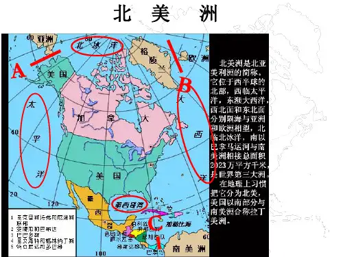 ：美洲美国巴西PPT课件