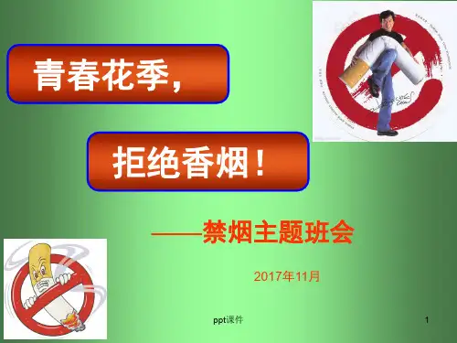 禁烟主题班会  ppt课件