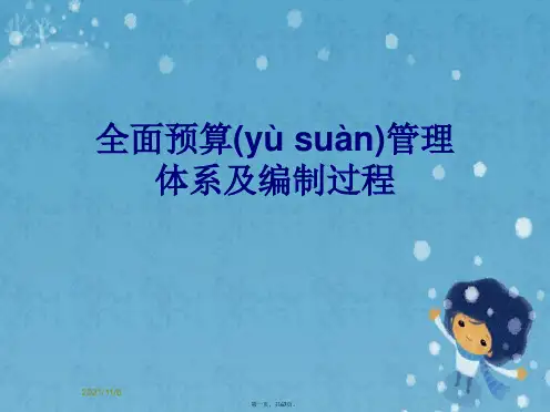 全面预算管理体系及编制过程