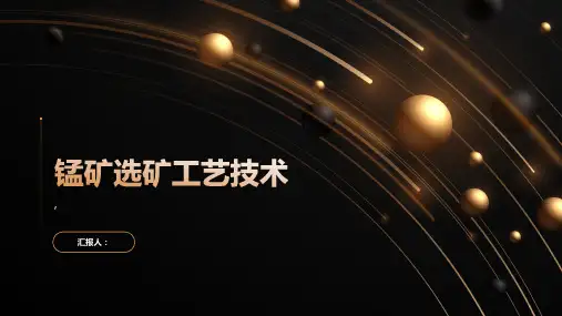 锰矿选矿工艺技术