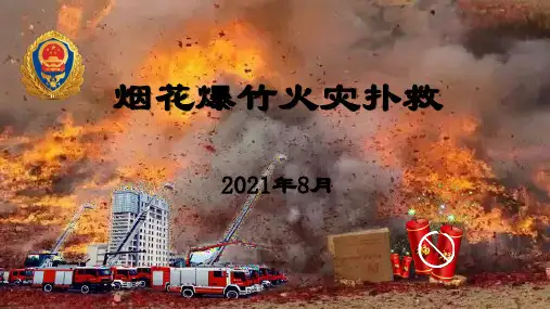 消防救援-烟花爆竹火灾扑救课件
