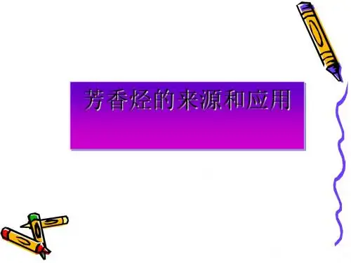 化学课件《芳香烃》优秀ppt的来源与应用》优秀ppt1 苏教版